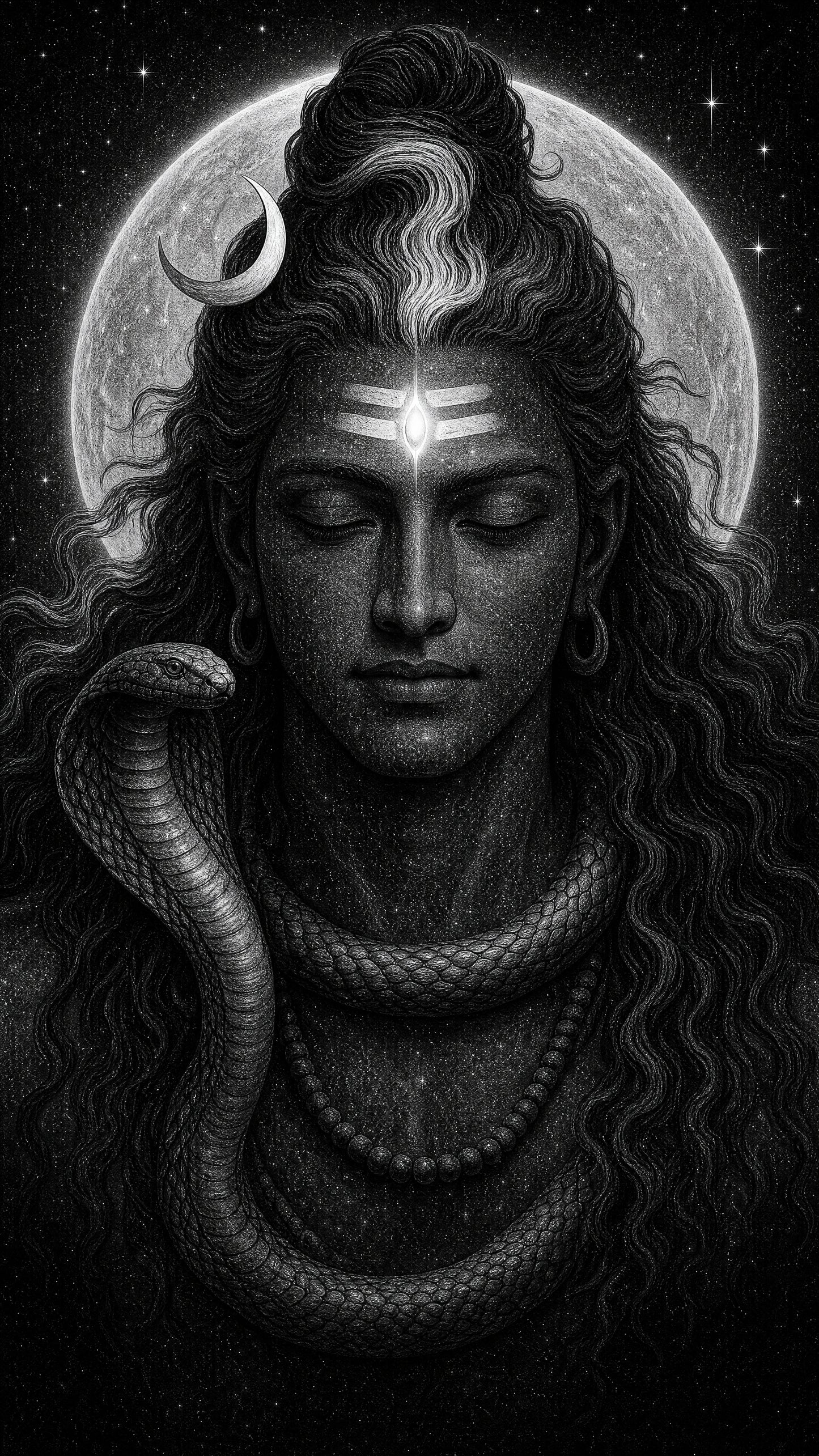 Lord Shiva-Luxurious-Gods and Divine Art 3D Textured Wall Art | UV Printed Embossed Canvas Wall Frame for Home Decor,living Room