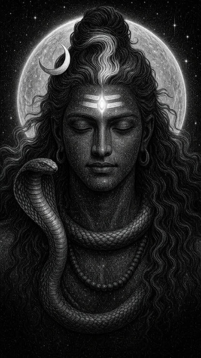 Lord Shiva-Luxurious-Gods and Divine Art 3D Textured Wall Art | UV Printed Embossed Canvas Wall Frame for Home Decor,living Room