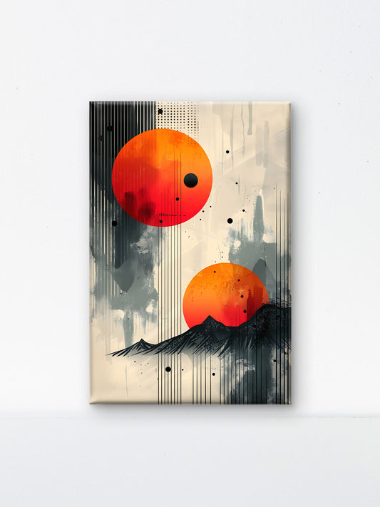 minimalist-art-Premium-Cosmic & Fantasy-3D Textured Wall Art | UV Embossed Canvas Wall Frame for Kids room  and living room