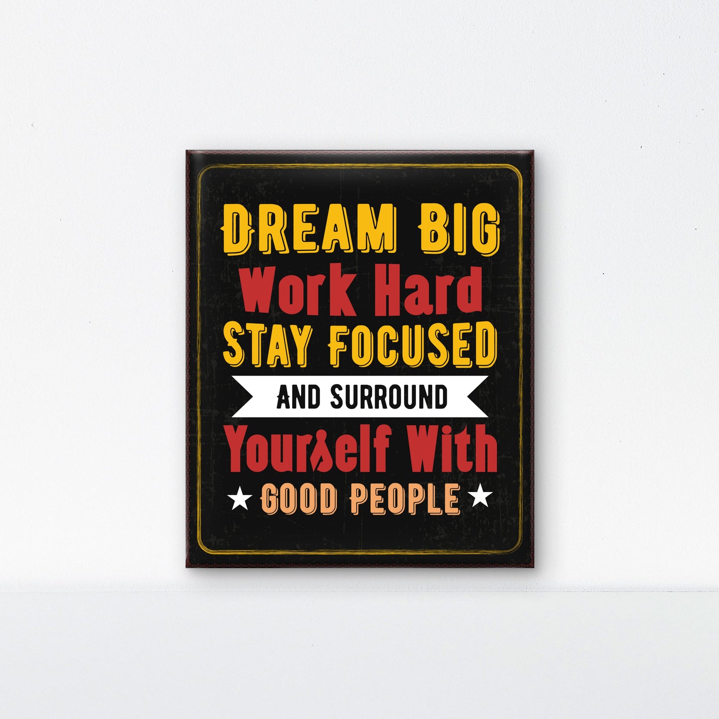 Dreamy big-Luxurious-Motivational & Typography| 3D Textured Wall Art | UV Printed Embossed Canvas Wall Frame for Office,Meditation Space