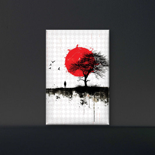 red-brazilwood-Luxurious-Nature and landscape | 3D Textured Wall Art | UV Printed Embossed Canvas Wall Frame for Home Decor,Living Room