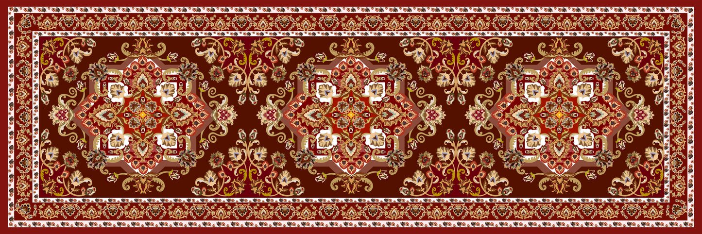 Decorative Pattern-Luxurious-Indian Culture &  Folk Art 3D Textured Wall Art | UV Printed Embossed Canvas Wall Frame for Home Decor,living Room