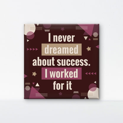 sucess is all about work hard-Luxurious-Motivational & Typography| 3D Textured Wall Art | UV Printed Embossed Canvas Wall Frame for Office,Meditation Space